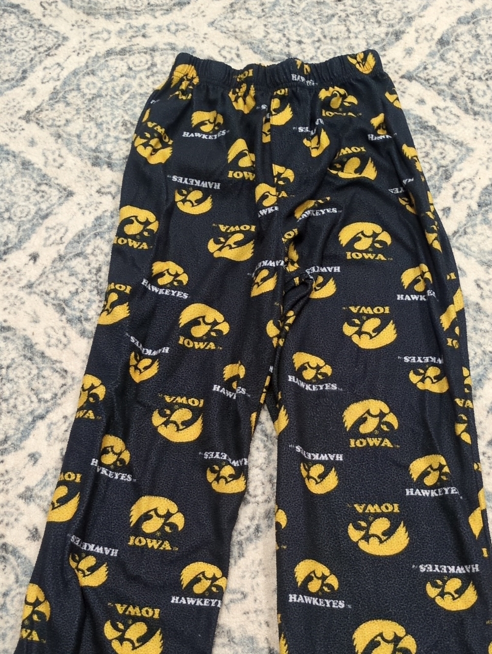 Iowa Hawkeyes Kids Black & Gold Pajama Pants